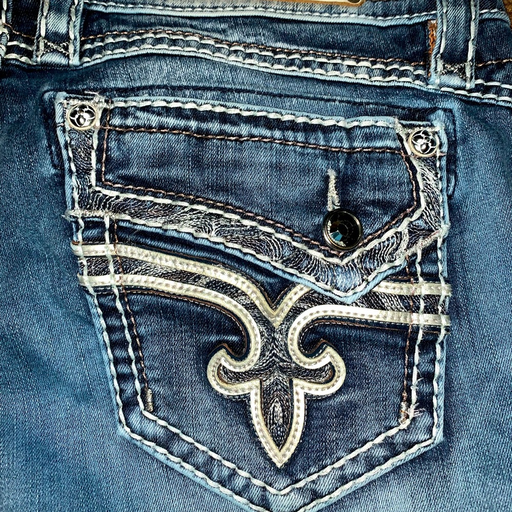Rock Revival Easy Crop Capri Jeans 30 31